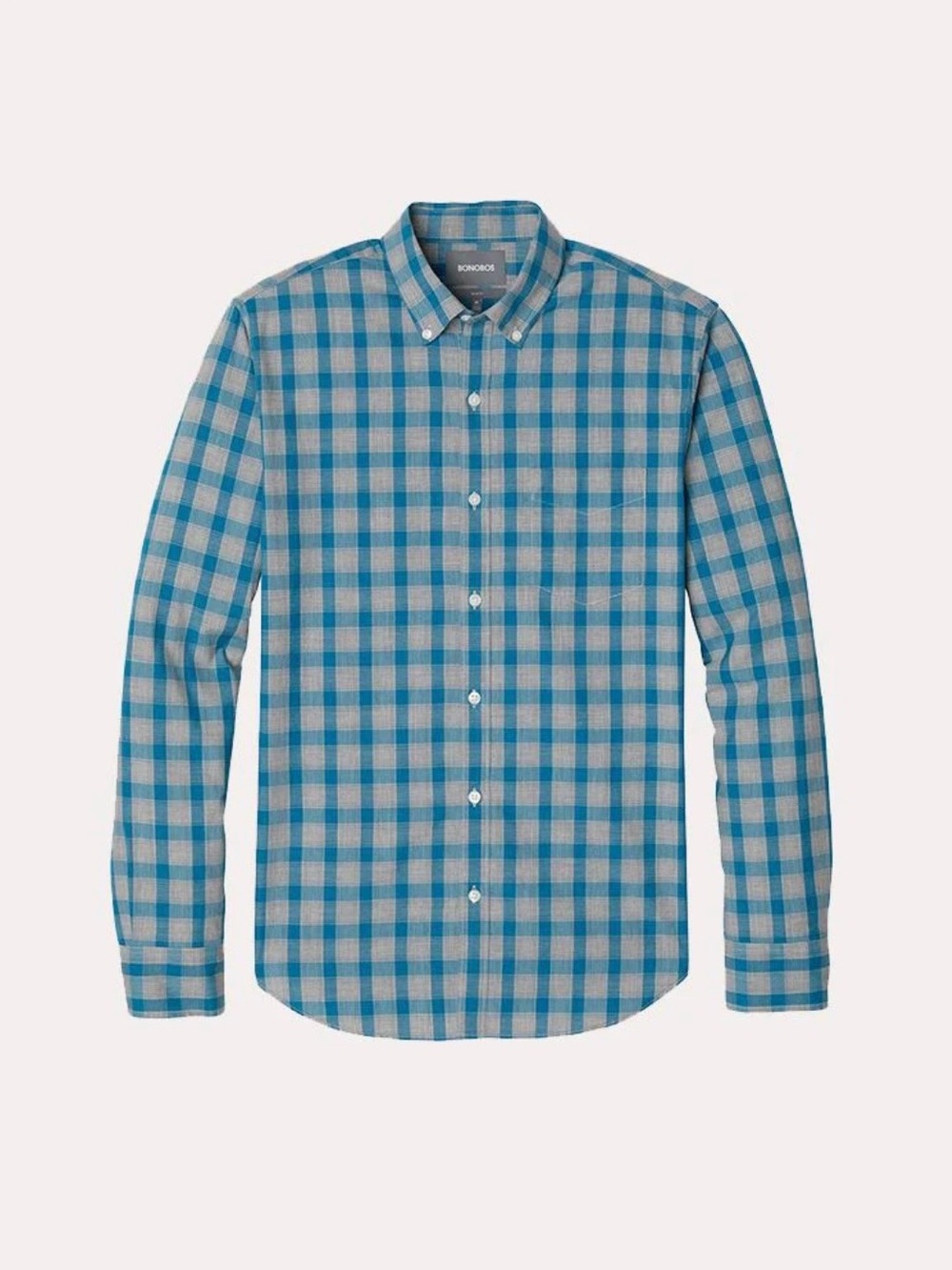 Bonobos Maxwell Slim Fit Button-Down Shirt XL Teal